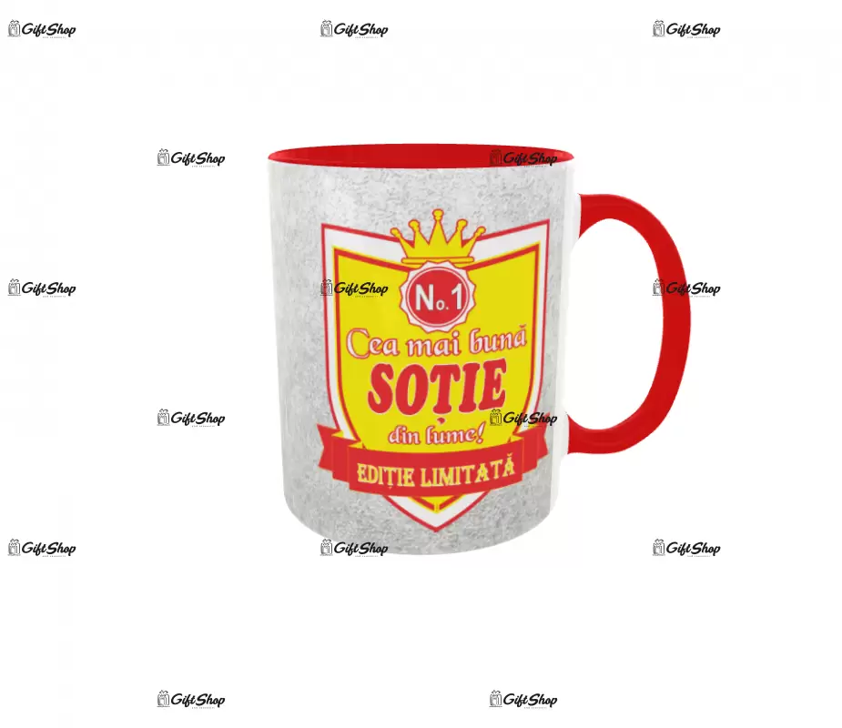 Cea mai buna sotie din lume editie limitata, cana ceramica, 330ml, cgs1085a
